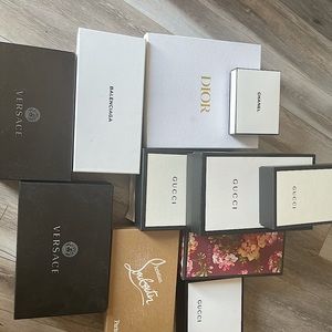 Empty designer boxes